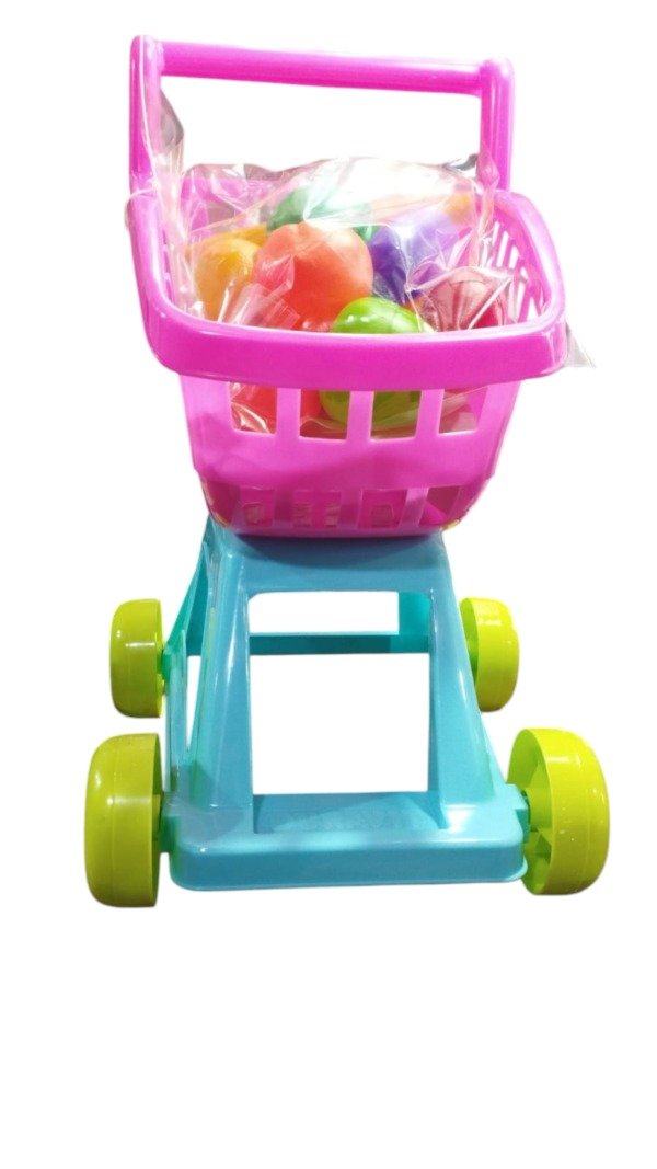 Producto - CARRITO DE SUPERMERCADO CON FRUTAS Y VERDURAS - 0