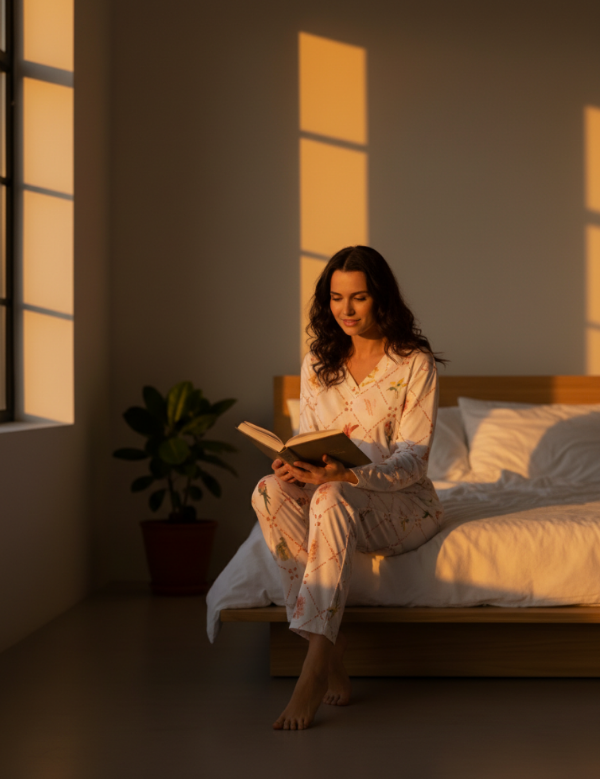 Producto - Piyama selva libre blanco cuadros