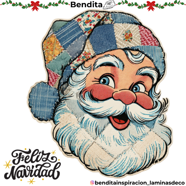 Producto - Bendita Plancha 017 Navidad y patchwork