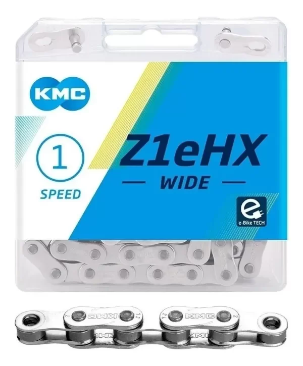 Producto - Cadena Kmc Z1 Ehx Wide 112l Pista Fixed P Grueso 1/8 e30