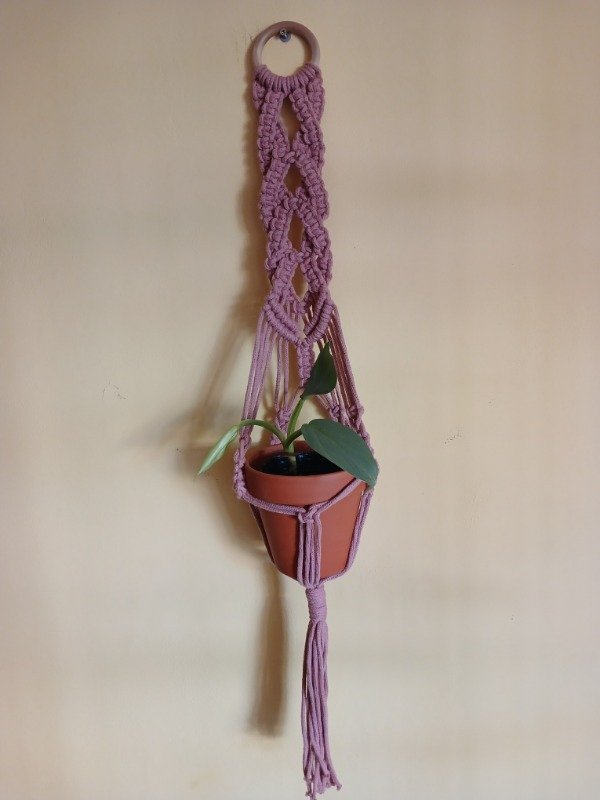 Producto - Portamaceta Colgante en Macramé