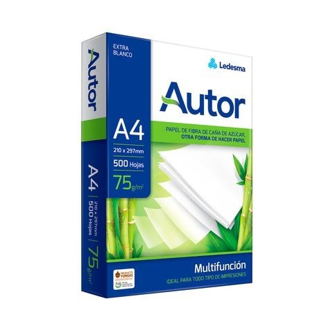 Producto - RESMA A4 75GRS/M2 500 HOJAS AUTOR