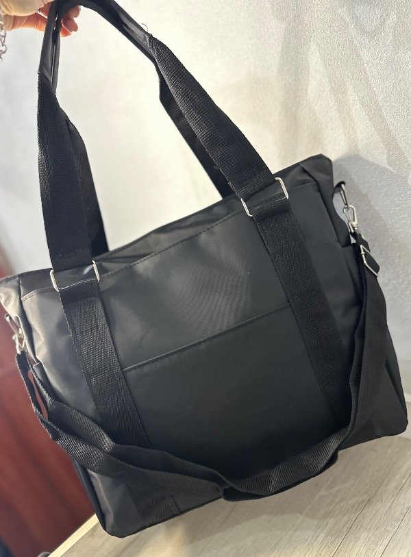 Producto - Bolso facu impermeable negro - 0