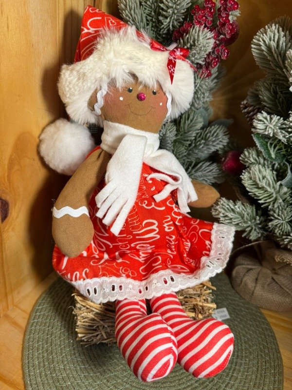 Producto - Muñeco ginger nena con vestido (Efectivo: 23.920)