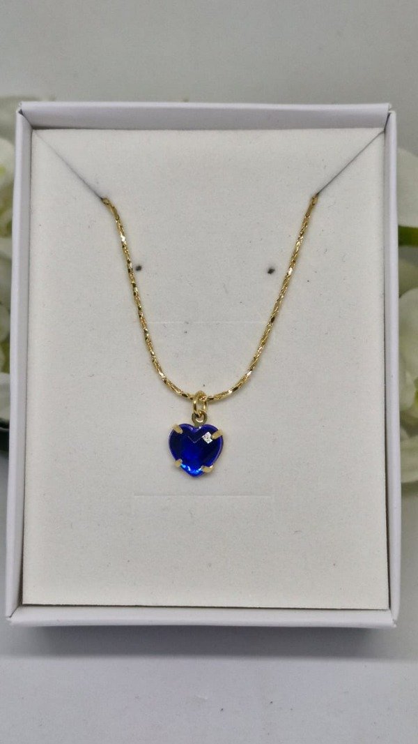 Producto - Gargantilla Corazón Azul