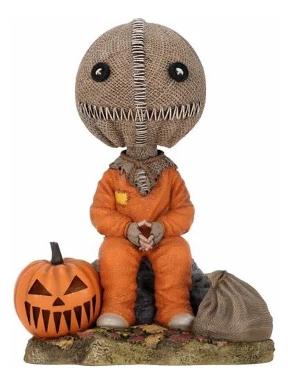 Producto - Trick 'r Treat Sam Pumpkin Head Knocker Neca Loose