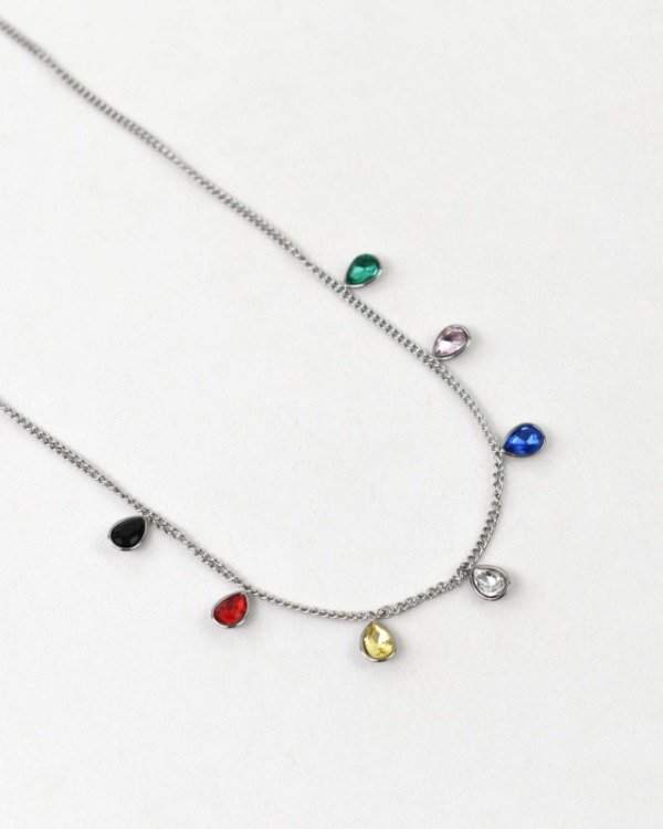 Producto - Collar Iris Plateado