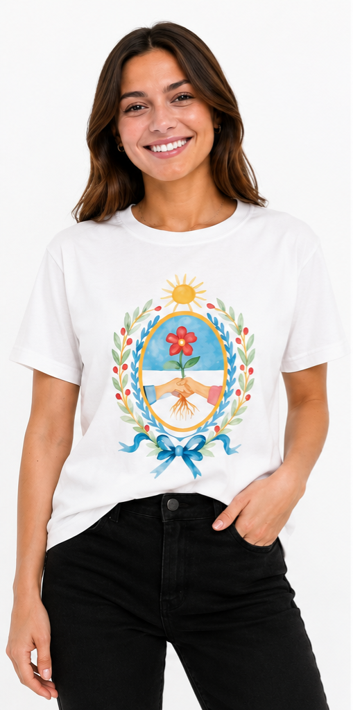 Producto - Remera estampada escudo - 0