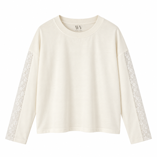 Producto - Remera manga larga - Lace Sleeve Top - 6