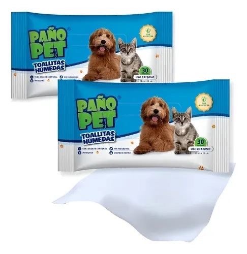 Producto - TOALLITAS HUMEDAS PAÑO PET x30U