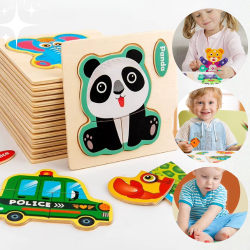 Producto - Rompecabezas Madera X10