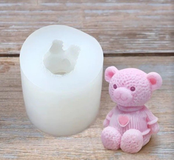 Producto - Molde de silicona Osito con remera