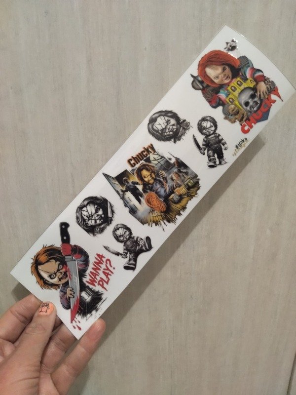 Producto - UV Tiras 8x28cm Chucky