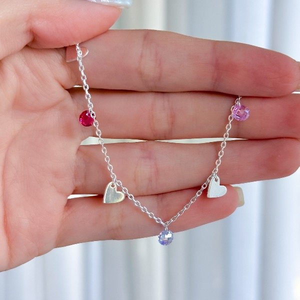 Producto - Conjunto Corazones y Cristales (CD272)