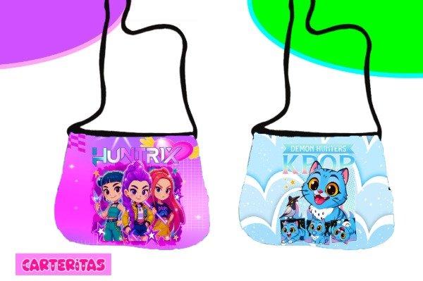 Producto - CARTERITAS LAS GUERRERAS K-POP DEMON HUNTERS