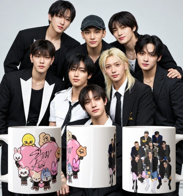 Producto - plantillas para taza del STRAY KIDS - 4