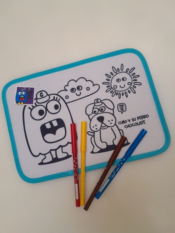 Producto - Individual "CUIKI Y SU PERRO CHOCOLATE"