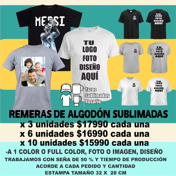 Producto - Remeras de Algodón Personalizadas para Eventos y Empresas
