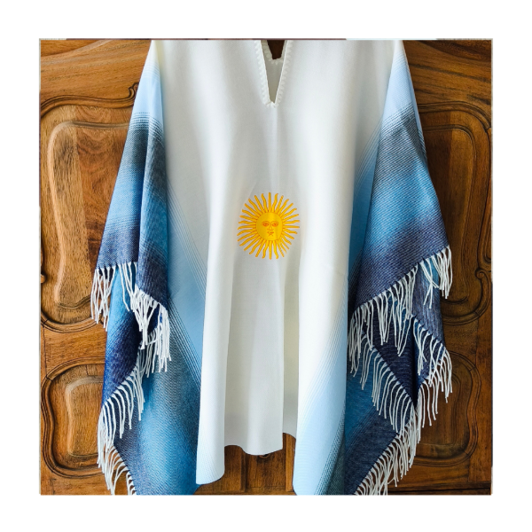 Producto - Poncho argentino (Sol de  Mayo)