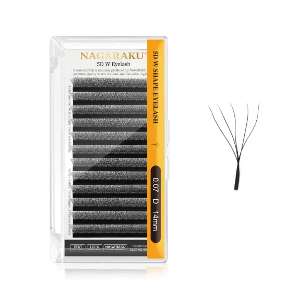 Producto - Extensiones de pestañas Nagaraku 3D Curva D - 0