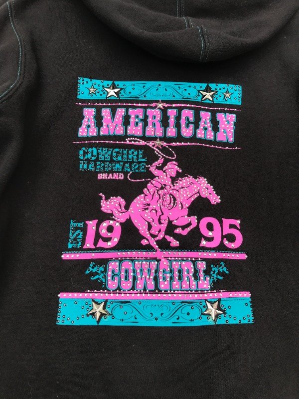 Producto - Fur graphic zip COWBOY GIRL - 6