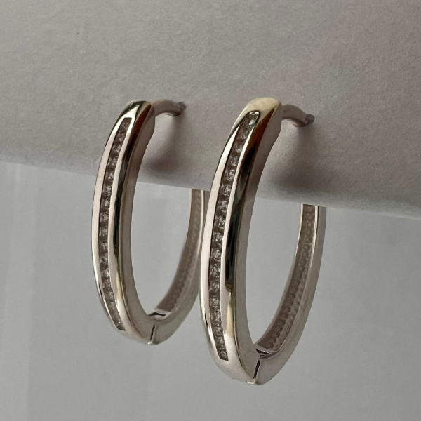 Producto - Argolla de plata Clara