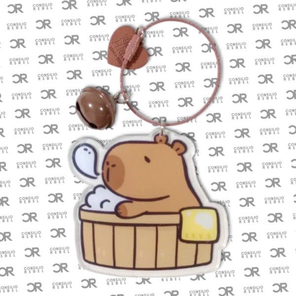 Producto - CAPIBARA BAÑO [ ACRILICO GRANDE ]