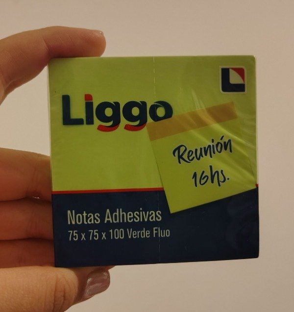 Producto - Notas adheisvas Liggo Neon