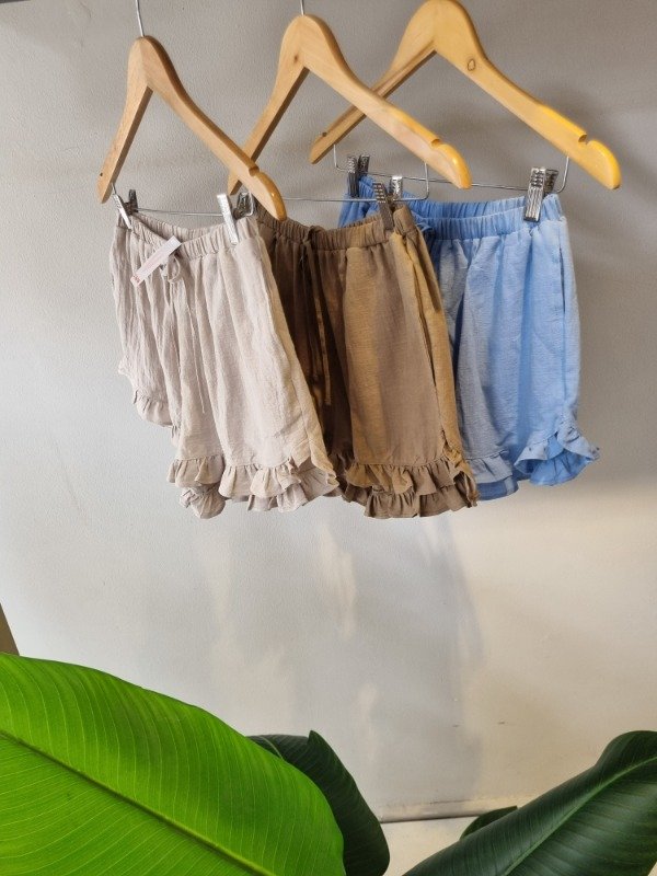 Producto - Short lino volados