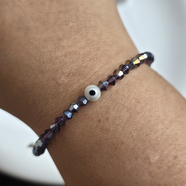 Producto - Pulsera Bijou cierre de Plata, ojo amuleto