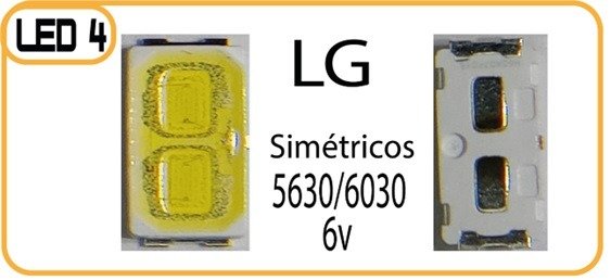 Producto - Simétrico 5630 / 6030 6v LG (LED 4)