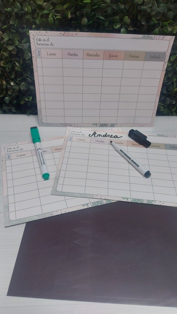 Producto - HORARIO ESCOLAR con IMAN