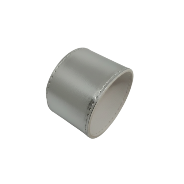 Producto - Brazalete ecocuero plateado