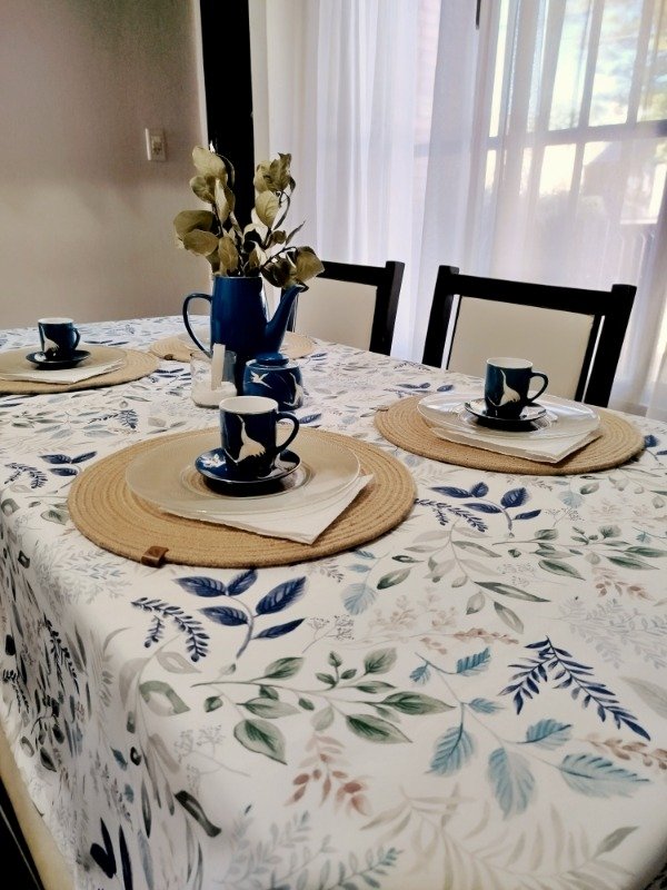 Producto - Mantel Impermeable "Viento de verano" -   2.50x1.40 y 1.80x1.40 - 2