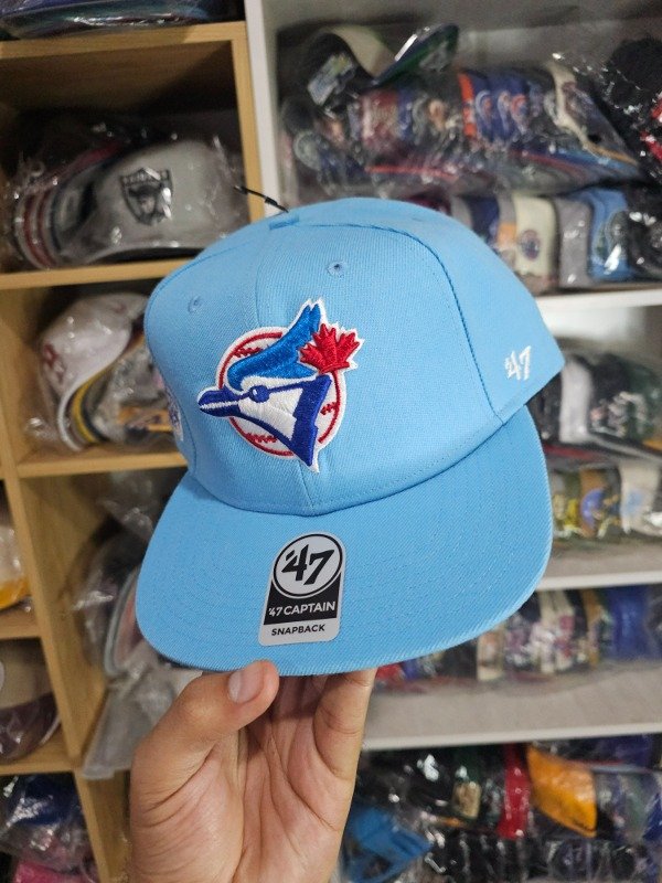 Toronto blue jays sky blue all-star '91 '47 brand cooperstown snapback — imagen 2