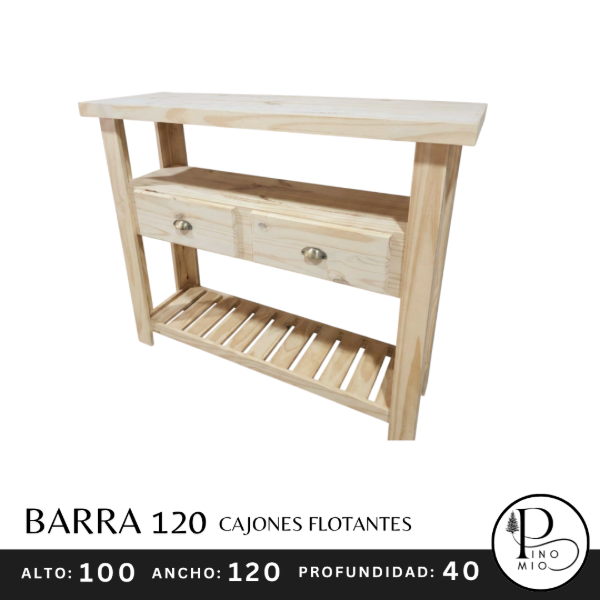 Producto - BARRA 120 CAJONES FLOTANTES