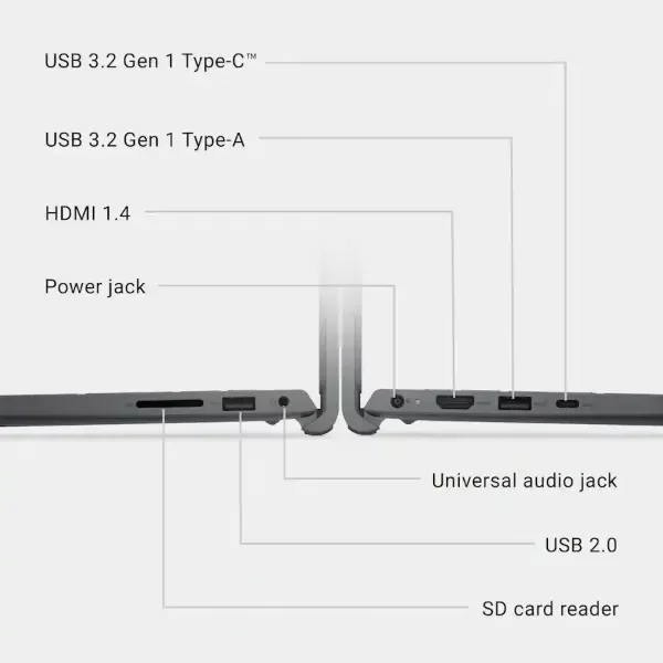 Producto - DELL INSPIRON 3520 15.6" FHD I5 1255U 8GB 256GB SSD CARBON BLACK - 4
