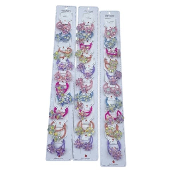 Producto - COLITAS CON APLIQUE ACRILICO X 10 PARES EN CARD 1856-1