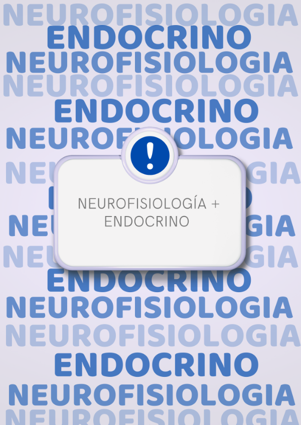 Producto - Neurofisiología + Endocrino