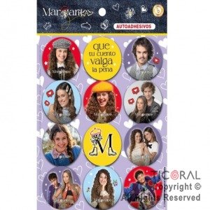 Producto - MARGARITA STICKERS AUTOADHESIVOS X 24 UNIDADES