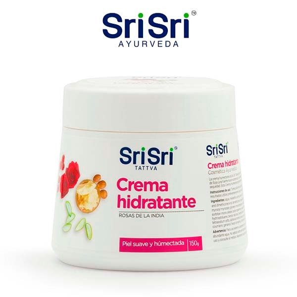 Producto - Crema Corporal Humectante De Rosas Sri Sri Tattva 150 Grs