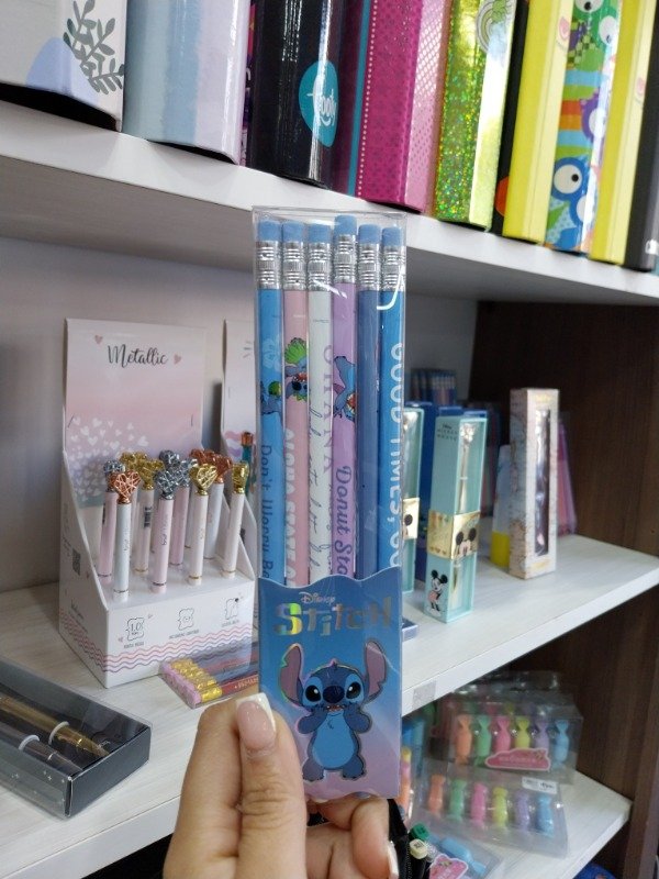 Producto - Lapices Negros de Stitch x6