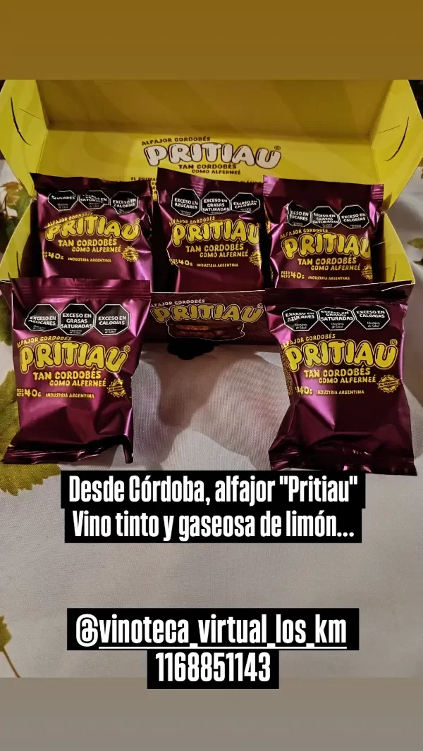 Producto - Alfajor Pritiau (caja)