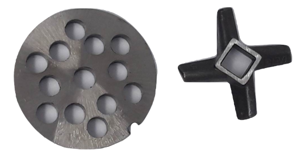 Producto - Disco Y Cuchilla Devi Para Picadora N 5 Afilable 8 mm
