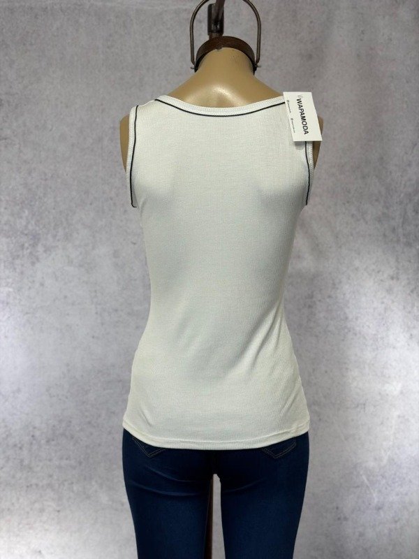 Producto - MUSCULOSA HABA BLANCA MORLEY ALGODON - 2