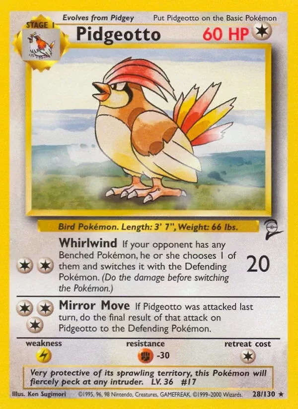 Producto - Pidgeotto (28/130) [Base Set 2]