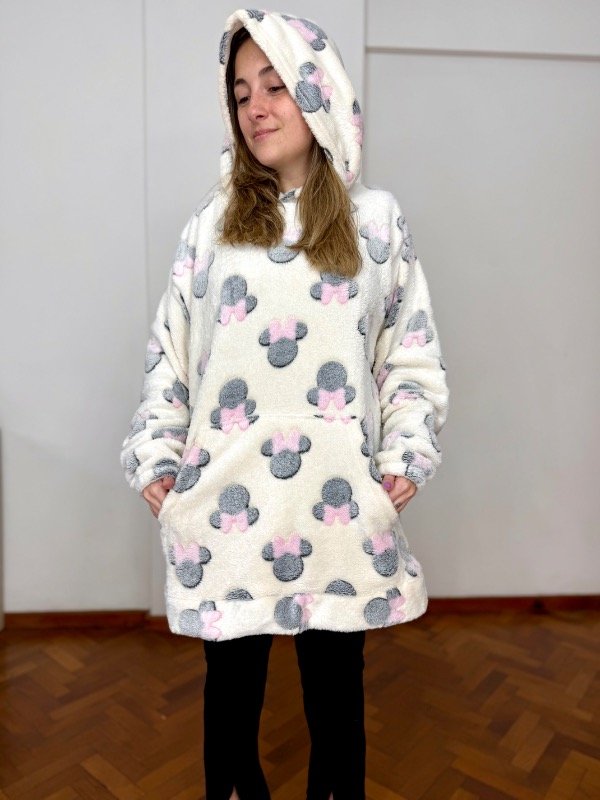 Producto - Maxi buzo polar Minnie crema
