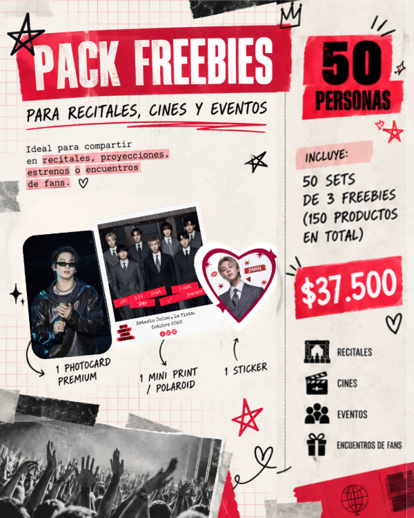 Producto - PACK DE FREEBIES FANDOM