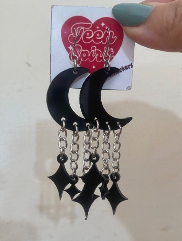 Producto - aros luna triple destello