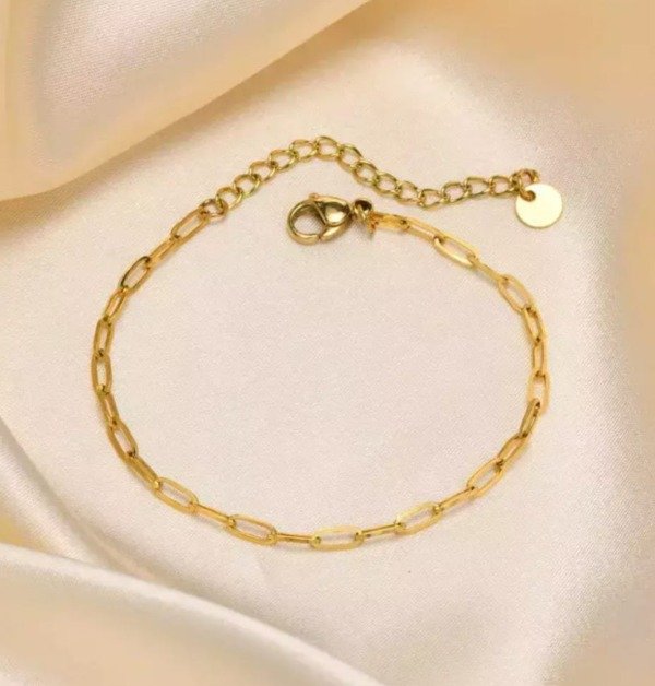 Producto - PULSERA LINKS. ACERO DORADO